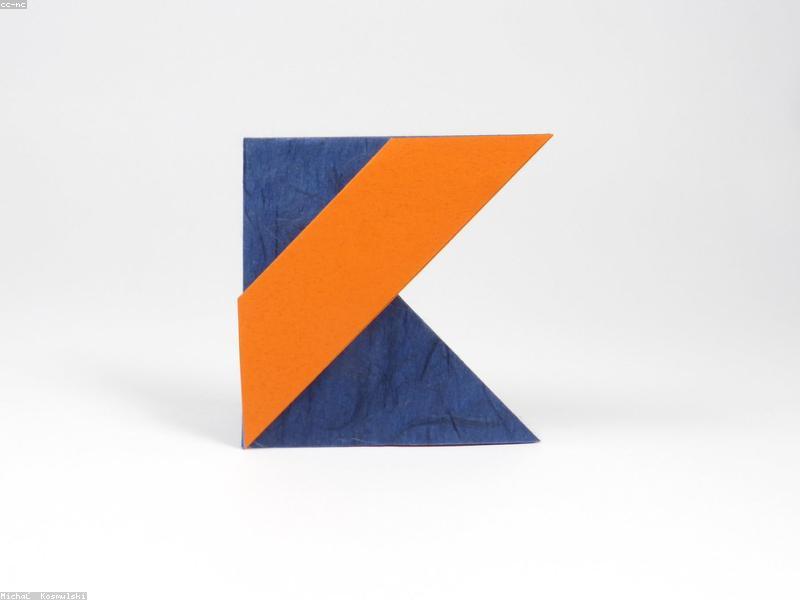Kotlin programming language logo and code