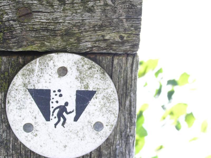 Warning signs over code